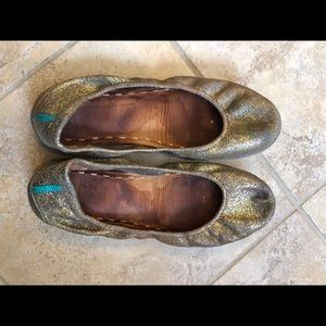 Tieks flats iridescent metallic 10